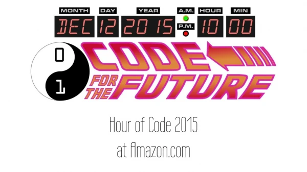 Hour of Code 2015 a t Amazon