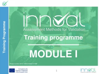 Training programme - slide 1