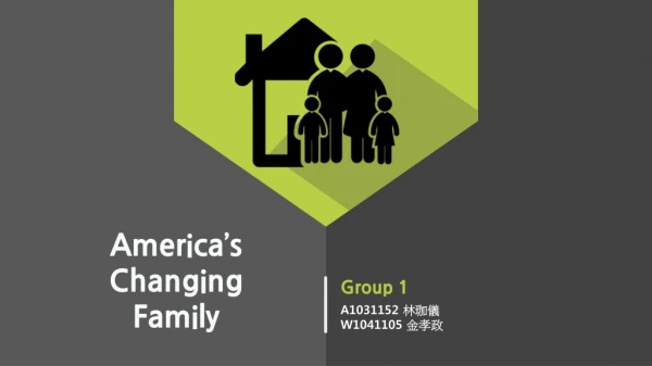 America’s Changing Family