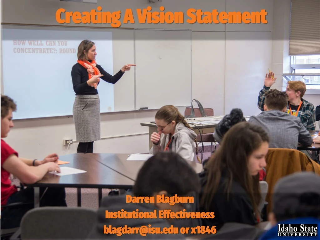 creating a vision statement
