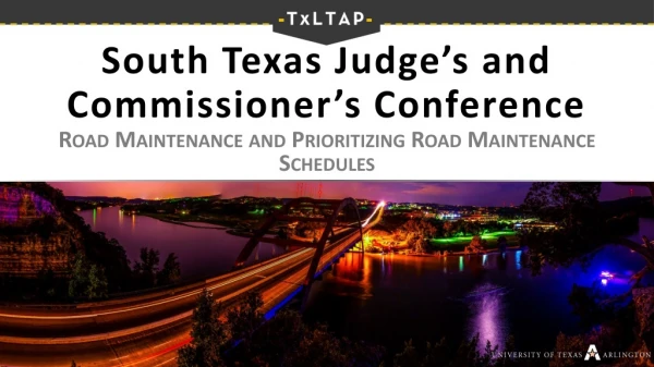South Texas Judge’s and Commissioner’s Conference