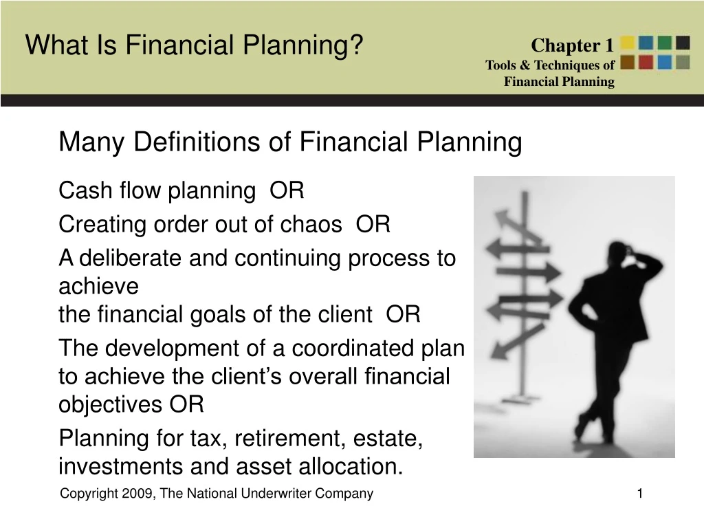 many definitions of financial planning