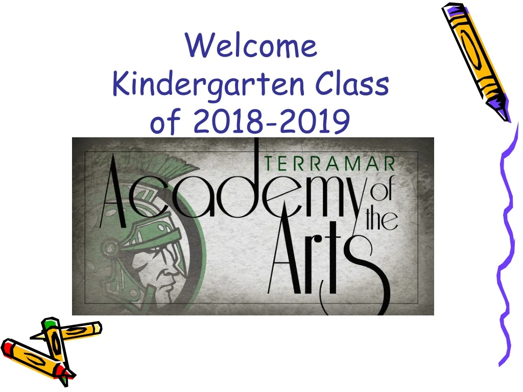 welcome kindergarten class of 2018 2019