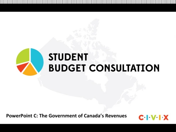 PowerPoint C: The Government of Canada’s Revenues