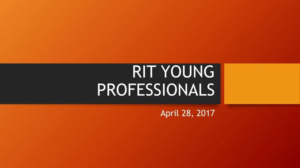 rit young professionals