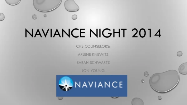Naviance Night 2014