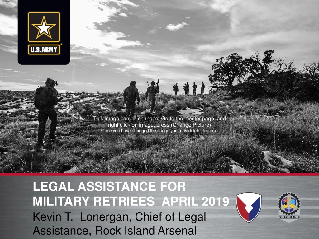 legal assistance for military retriees april 2019