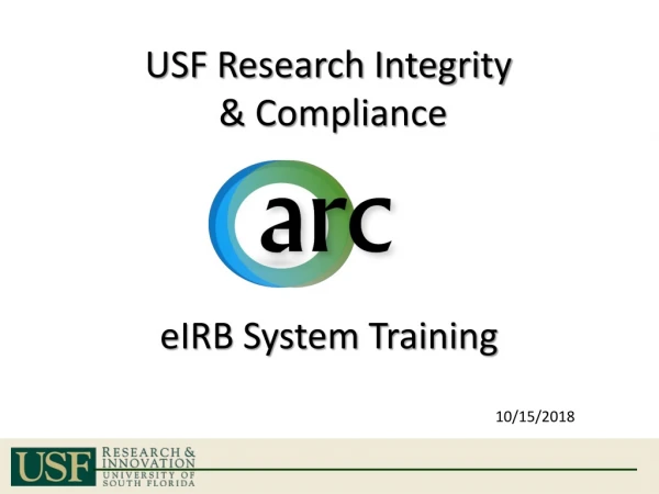 USF Research Integrity &amp; Compliance