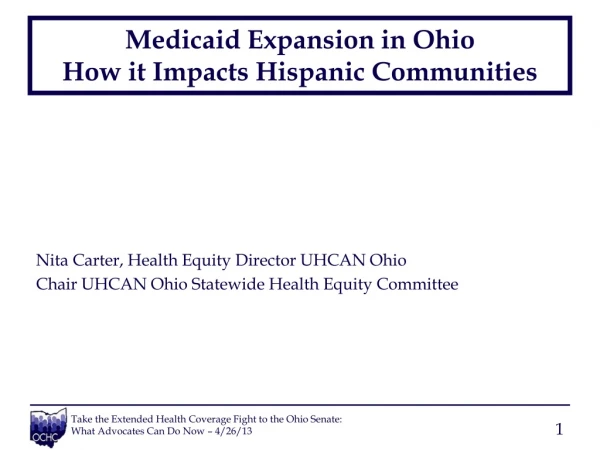 Medicaid Expansion in Ohio How it Impacts Hispanic Communities