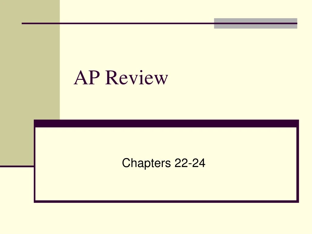 ap review