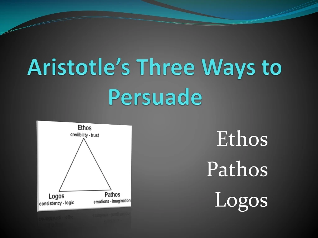 aristotle s three ways to persuade