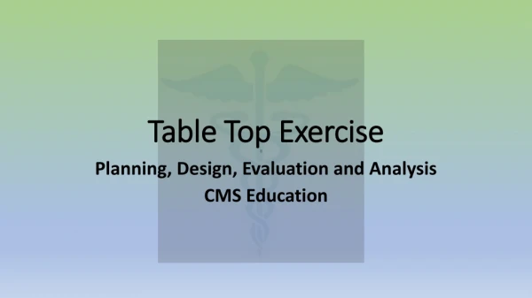 Table Top Exercise
