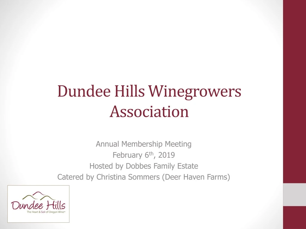 dundee hills winegrowers association