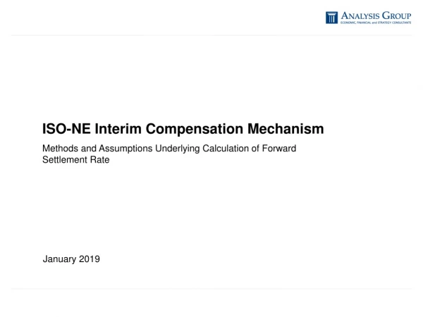 ISO-NE Interim Compensation Mechanism