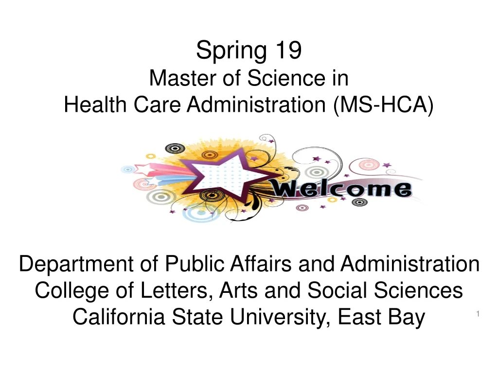 spring 19 master of science in health care