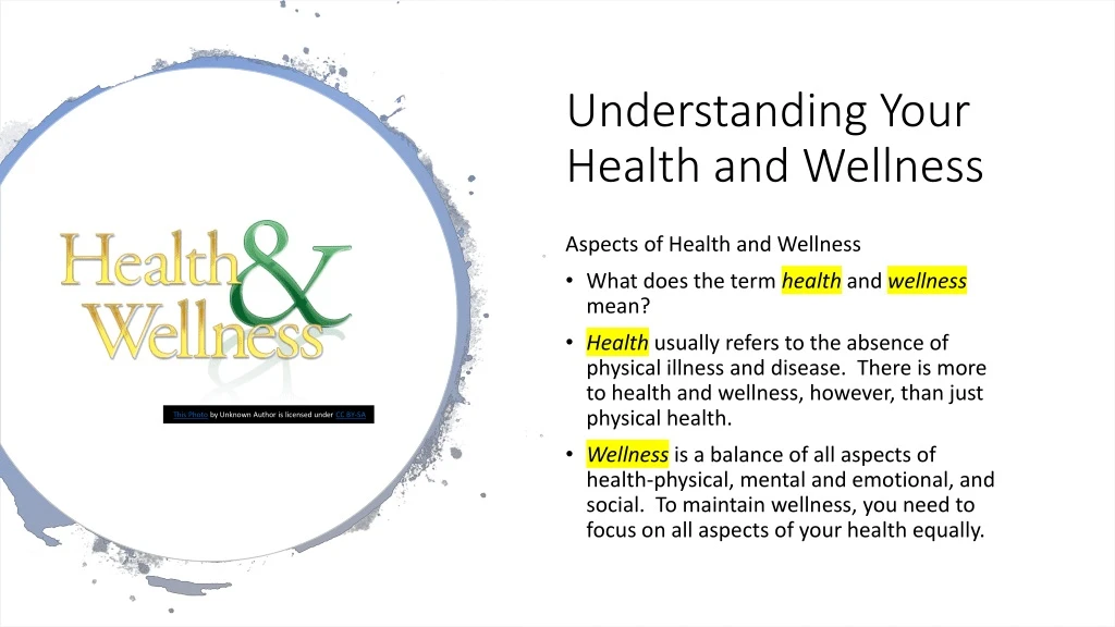understanding your health and wellness