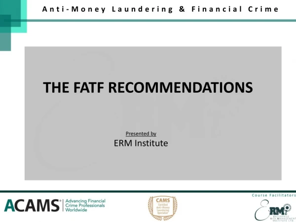 Anti-Money Laundering &amp; Financial Crime