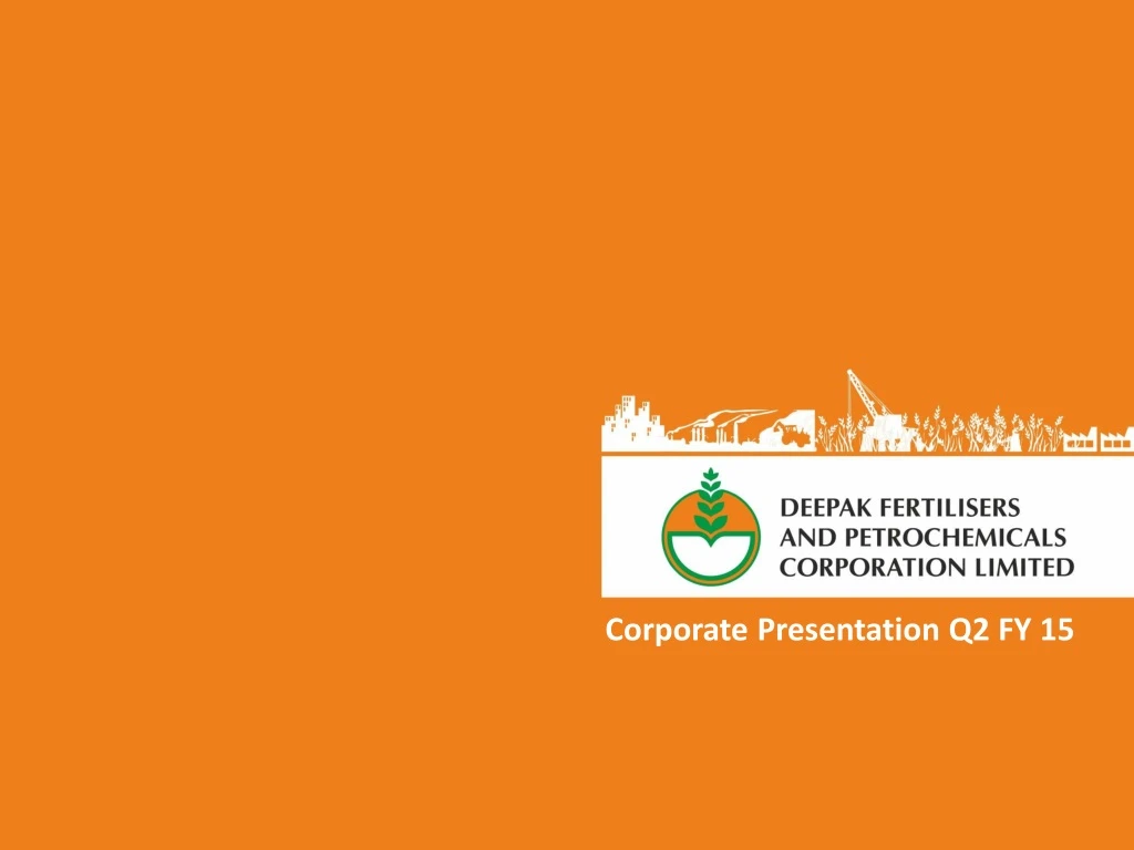 corporate presentation q2 fy 15