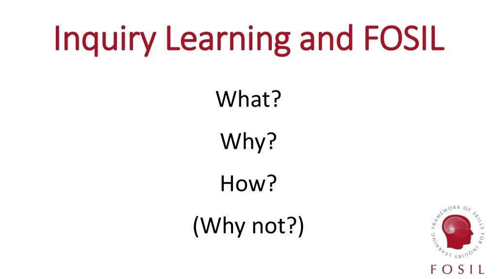 inquiry learning and fosil