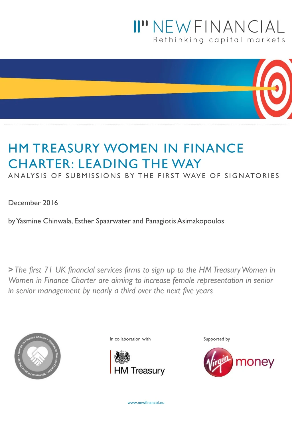hm treasury women in finance charter leading