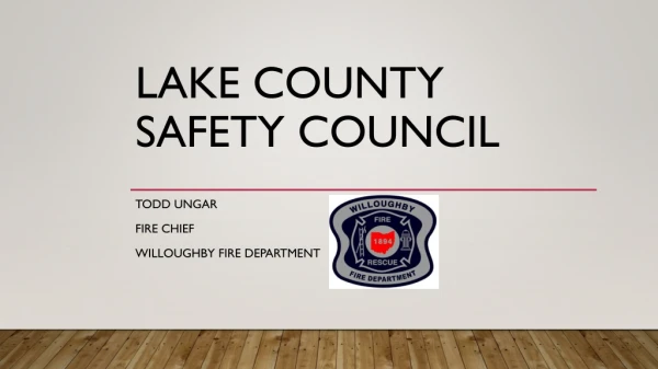 Lake County safety council