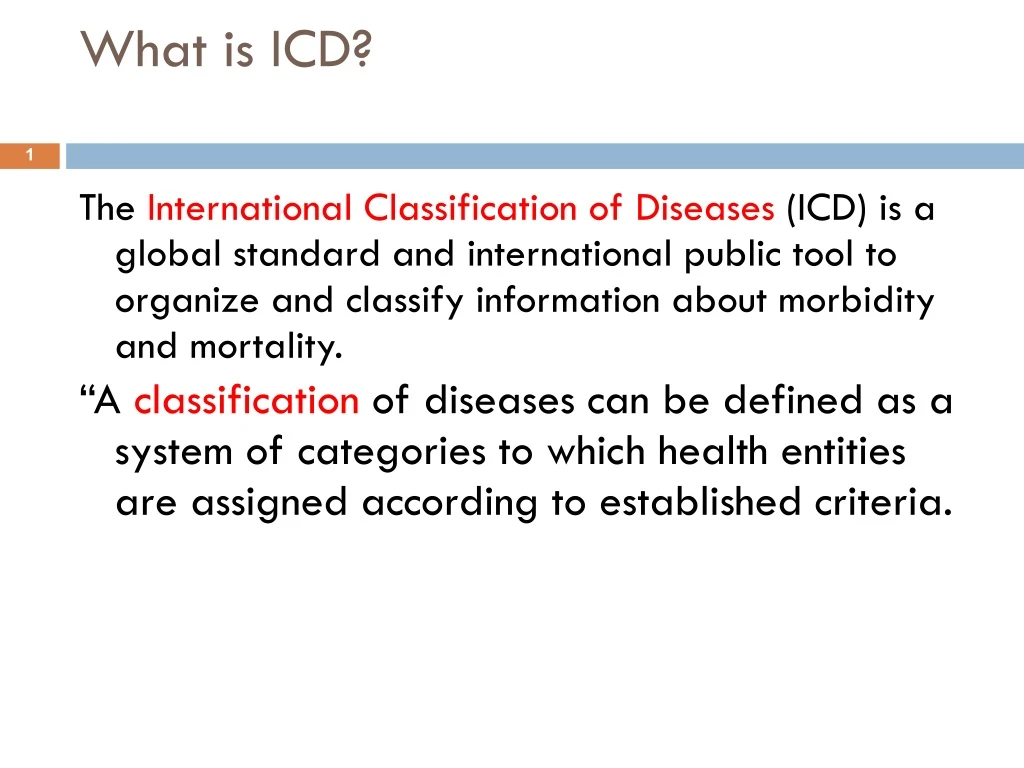 what is icd