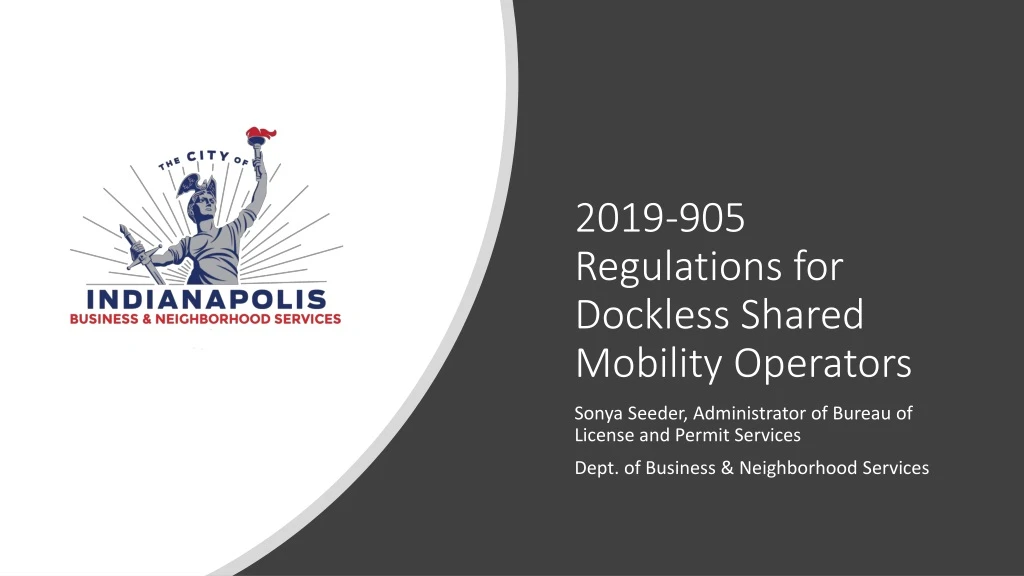 2019 905 regulations for dockless shared mobility operators