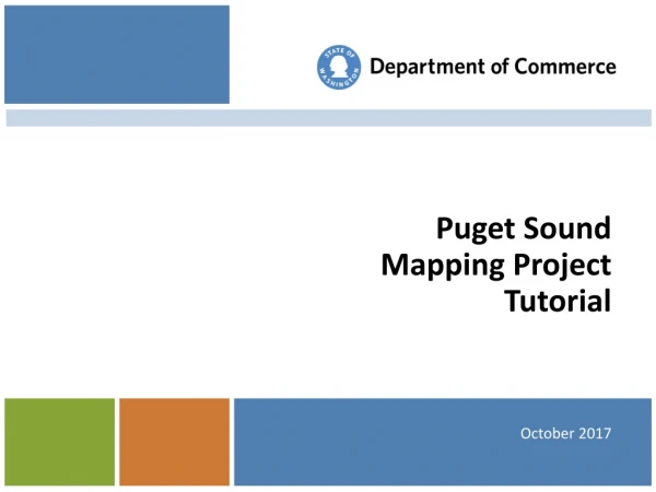 Puget Sound Mapping Project Tutorial