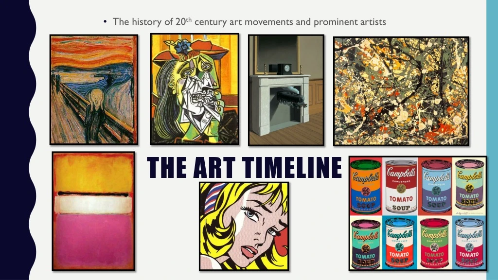 the art timeline