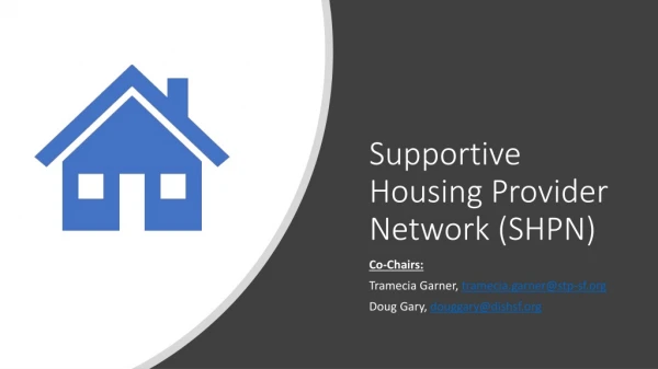 Supportive Housing Provider Network (SHPN)