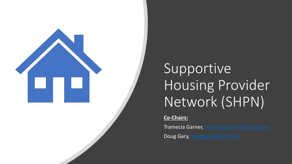 supportive housing provider network shpn