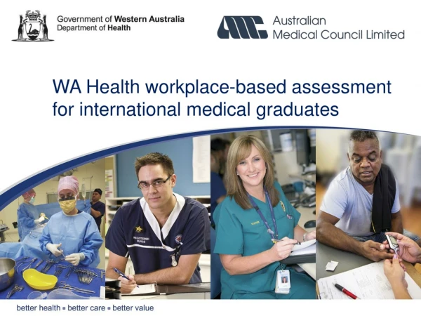WA Health workplace-based assessment for international medical graduates