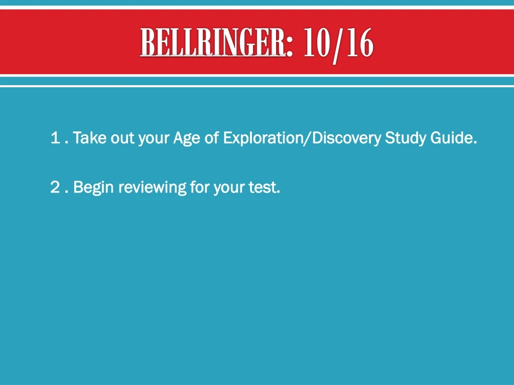 bellringer 10 16