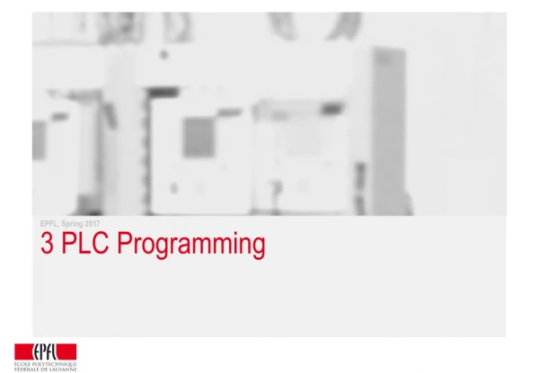 3 PLC Programming