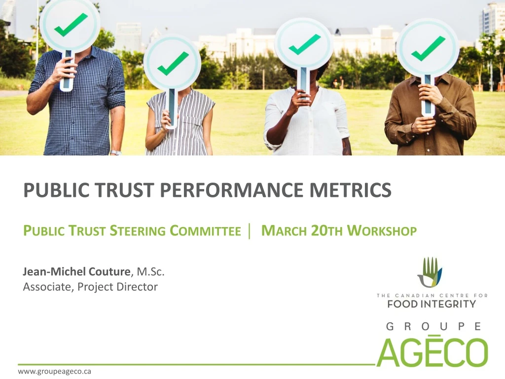 public trust performance metrics