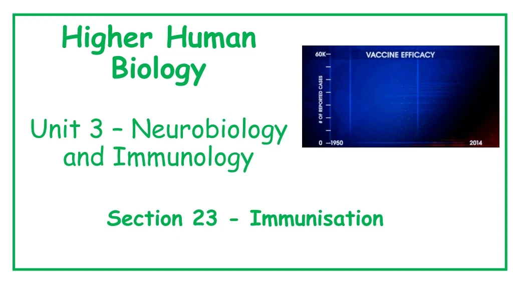 higher human biology unit 3 neurobiology and immunology