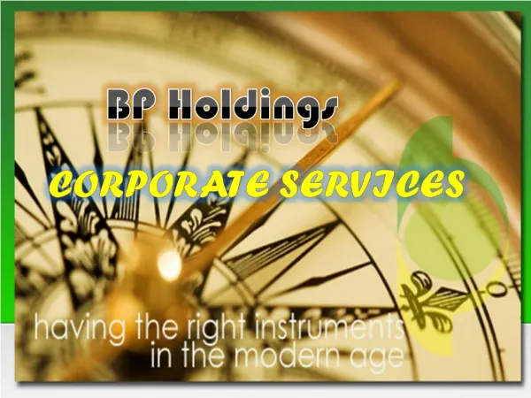 BP Holdings-Corporate Services
