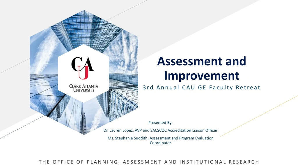 assessment and improvement