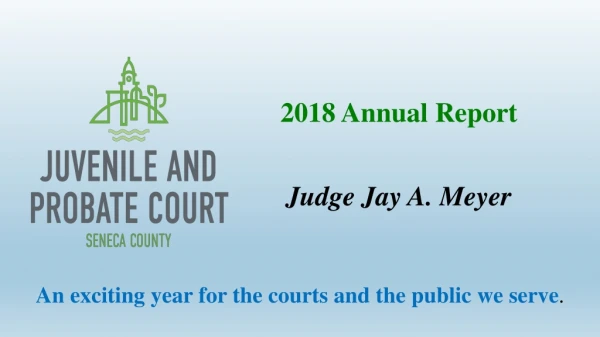 2018 Annual Report Judge Jay A. Meyer