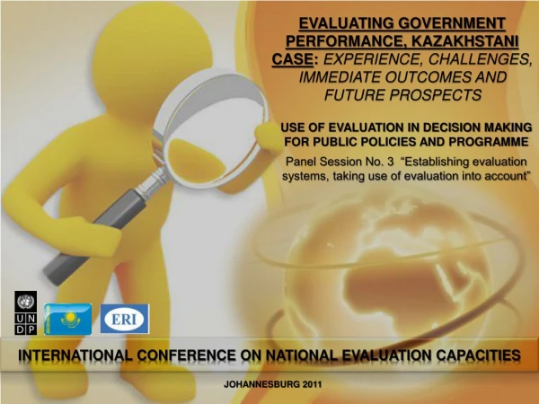 USE OF EVALUATION IN DECISION MAKING FOR PUBLIC POLICIES AND PROGRAMME