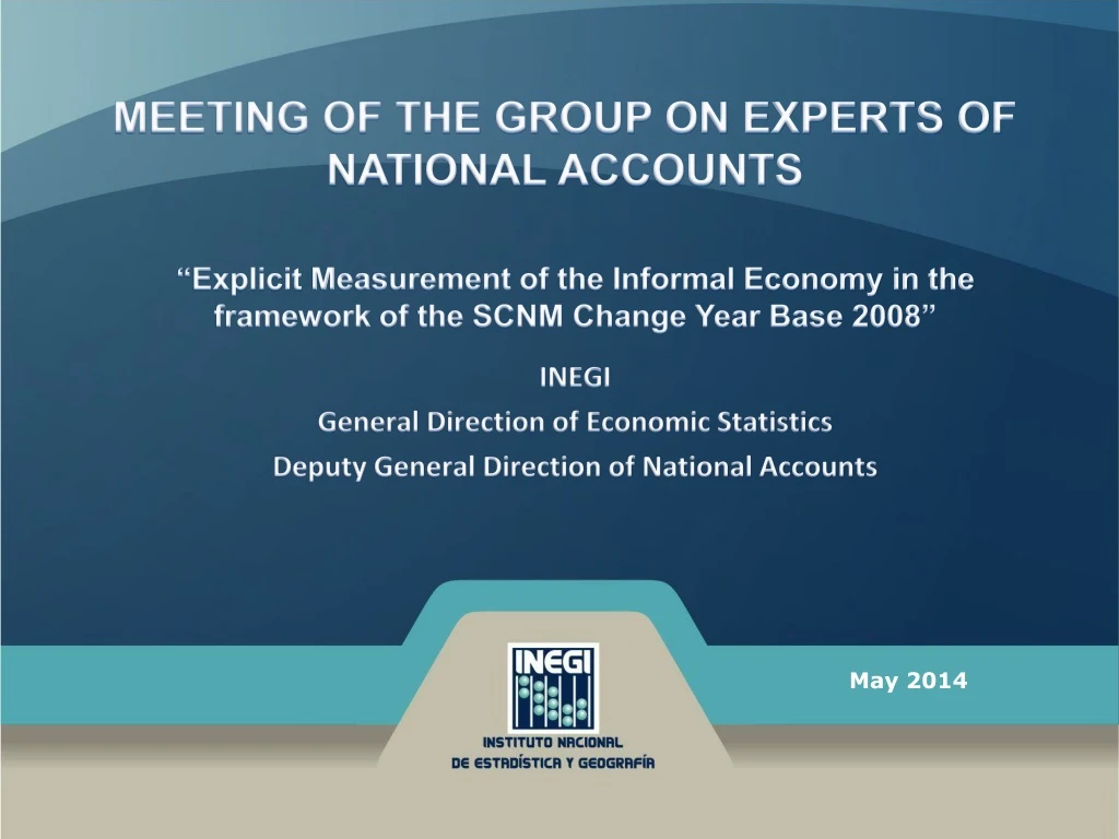 meeting of the group on experts of national