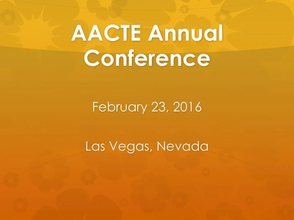 AACTE Annual Conference
