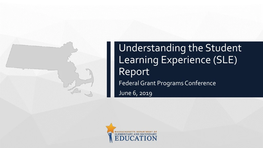 understanding the student learning experience sle report
