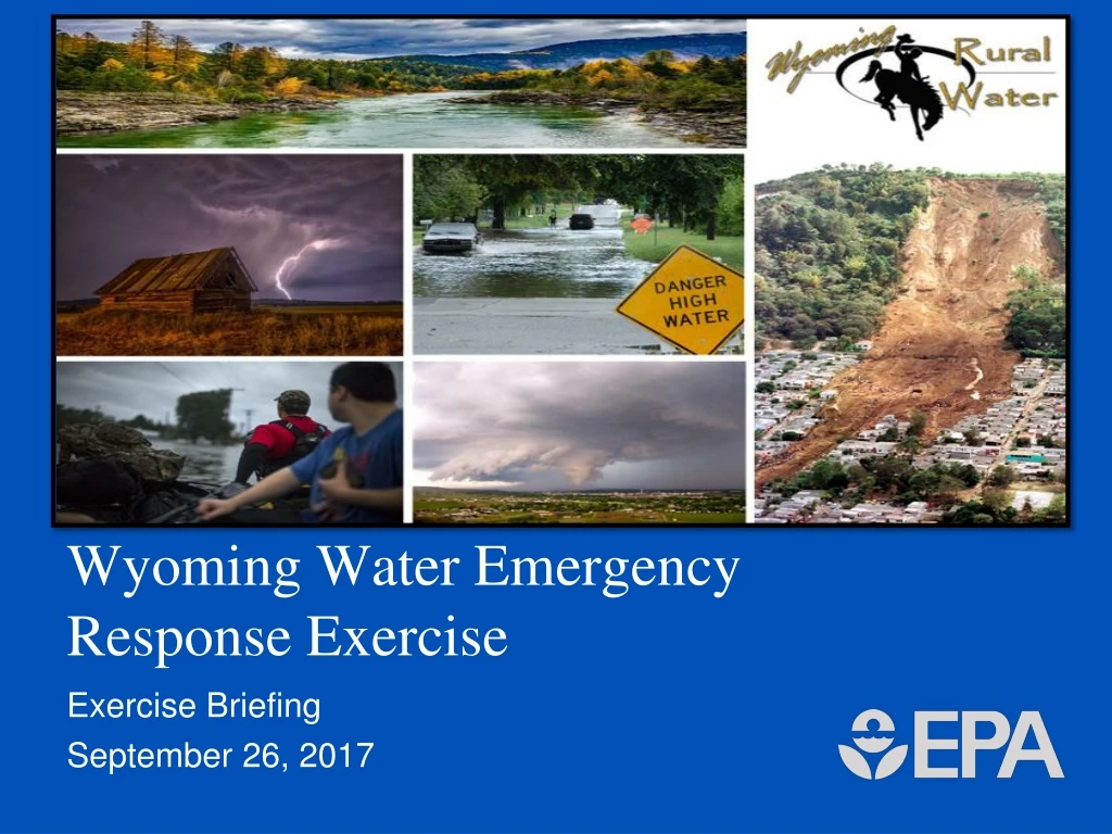 wyoming water emergency response exercise