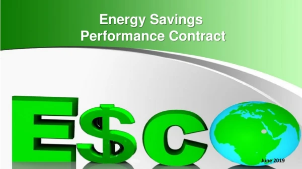Energy Savings Performance Contract