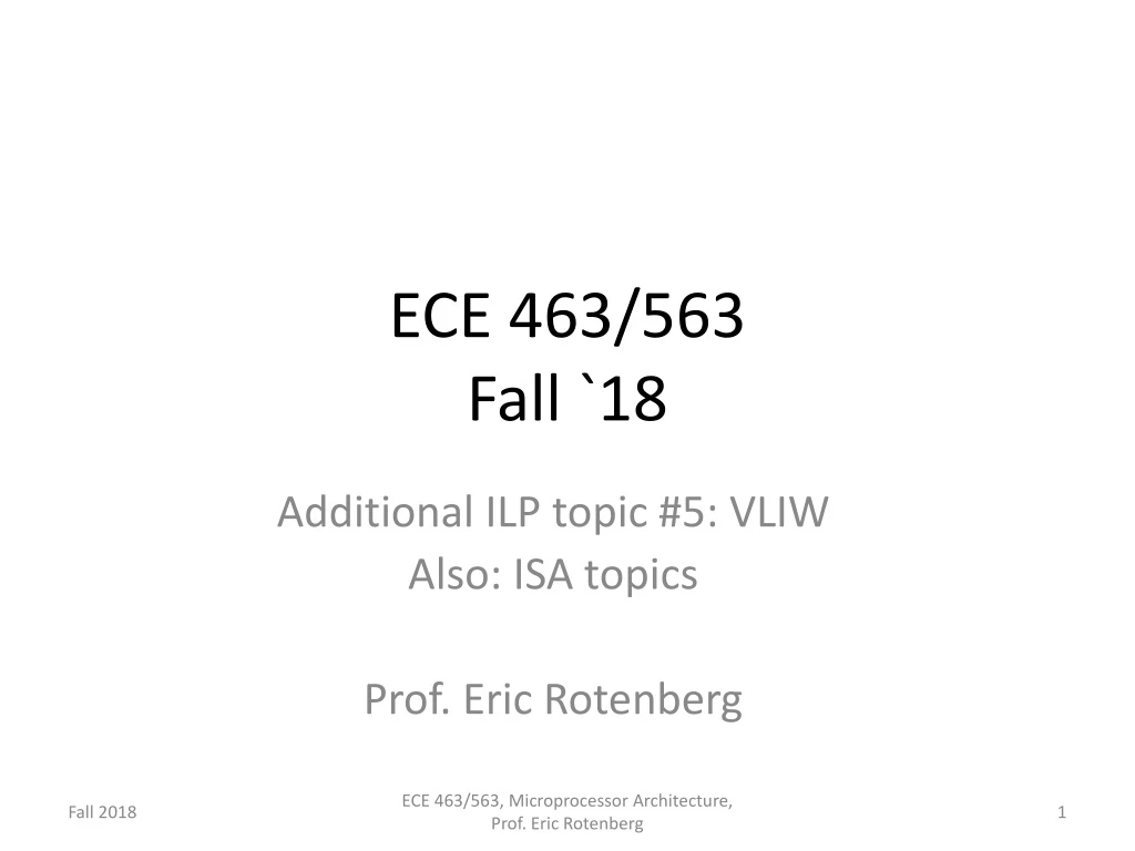 ece 463 563 fall 18