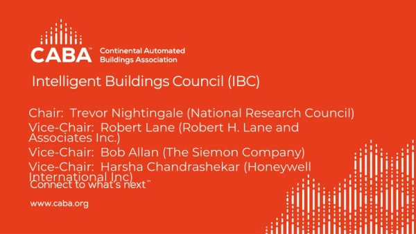 Intelligent Buildings Council (IBC)