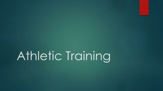 Inside the World of Athletic Training - slide 1