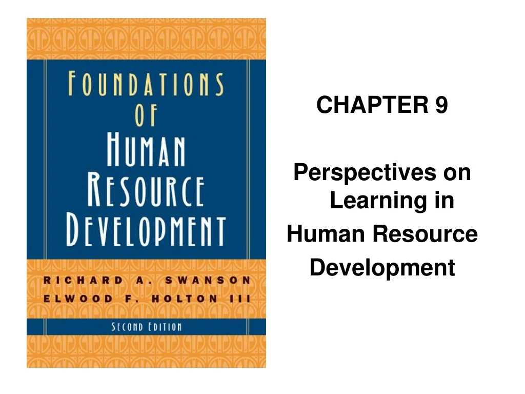 chapter 9 perspectives on learning in human
