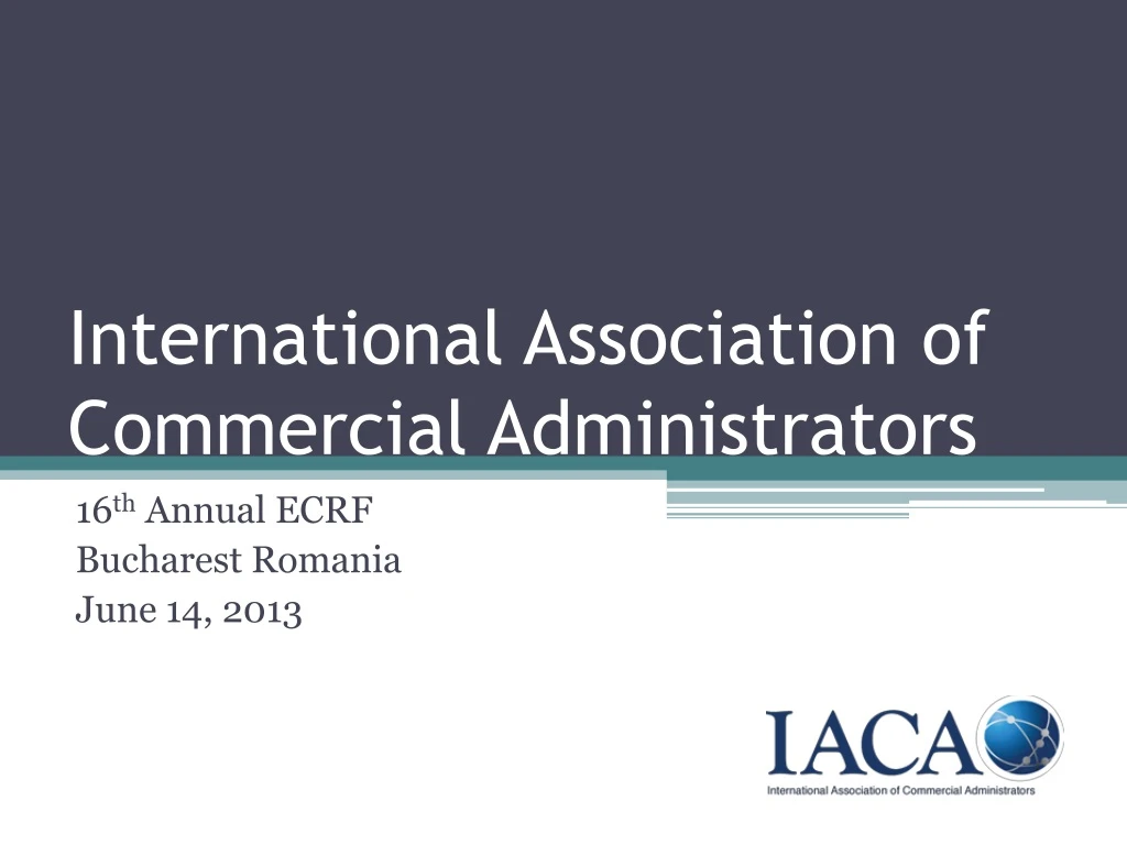 international association of commercial administrators